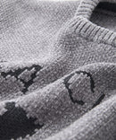 【BLUE STANDARD/ブルースタンダード】モールジャガードニット セーター アニマル 冬服 防寒 暖服