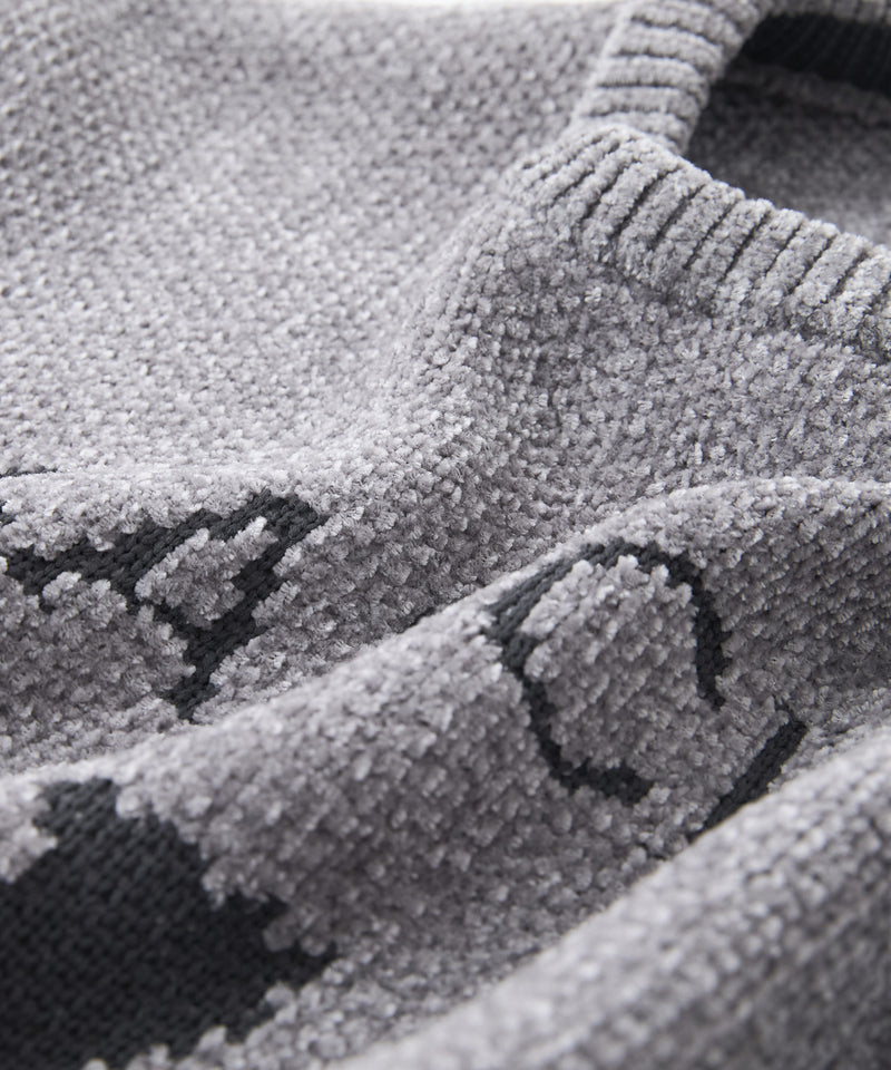 【BLUE STANDARD/ブルースタンダード】モールジャガードニット セーター アニマル 冬服 防寒 暖服