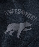 【BLUE STANDARD/ブルースタンダード】モールジャガードニット セーター アニマル 冬服 防寒 暖服