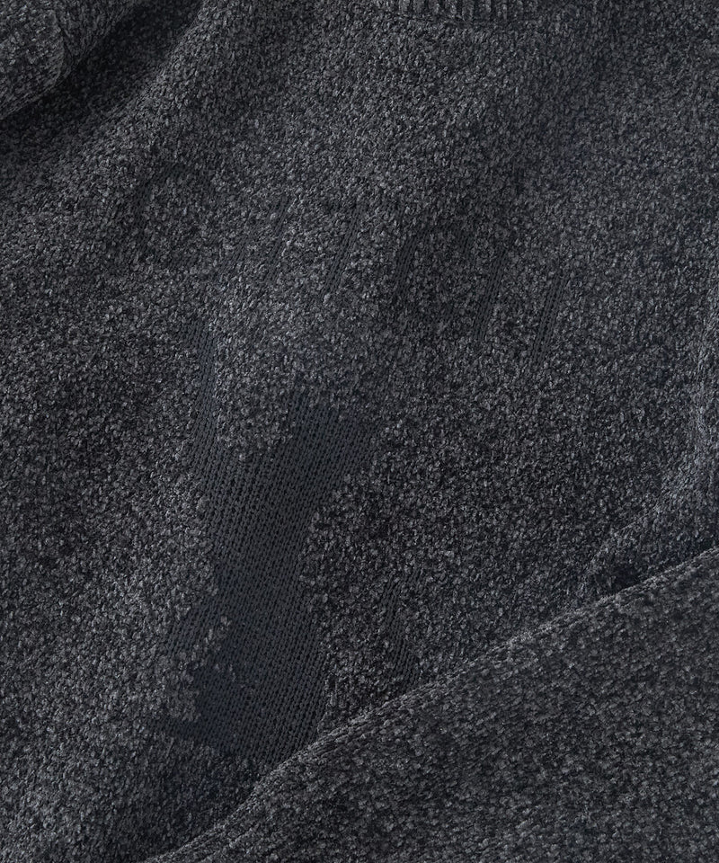 【BLUE STANDARD/ブルースタンダード】モールジャガードニット セーター アニマル 冬服 防寒 暖服