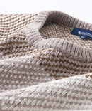 【BLUE STANDARD/ブルースタンダード】モールチェックニット セーター 冬服 防寒 暖服