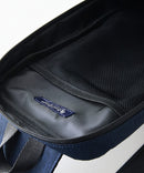 【BLUE STANDARD/ブルースタンダード】切り替え フェイクレザー ボディーバッグ