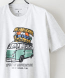 ZEROSTAIN プリントTシャツ 汗染みの目立ちにくいTシャツ 防汚 ＵＶカット ワーゲンバスライク フィッシング 釣り トラウト