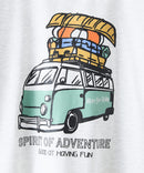 ZEROSTAIN プリントTシャツ 汗染みの目立ちにくいTシャツ 防汚 ＵＶカット ワーゲンバスライク フィッシング 釣り トラウト