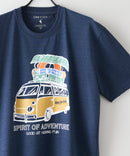 ZEROSTAIN プリントTシャツ 汗染みの目立ちにくいTシャツ 防汚 ＵＶカット ワーゲンバスライク フィッシング 釣り トラウト