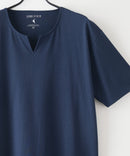 ZEROSTAIN キーネック Tシャツ 防汚 UVカット 汗染みの目立ちにくいTシャツ