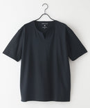 ZEROSTAIN キーネック Tシャツ 防汚 UVカット 汗染みの目立ちにくいTシャツ