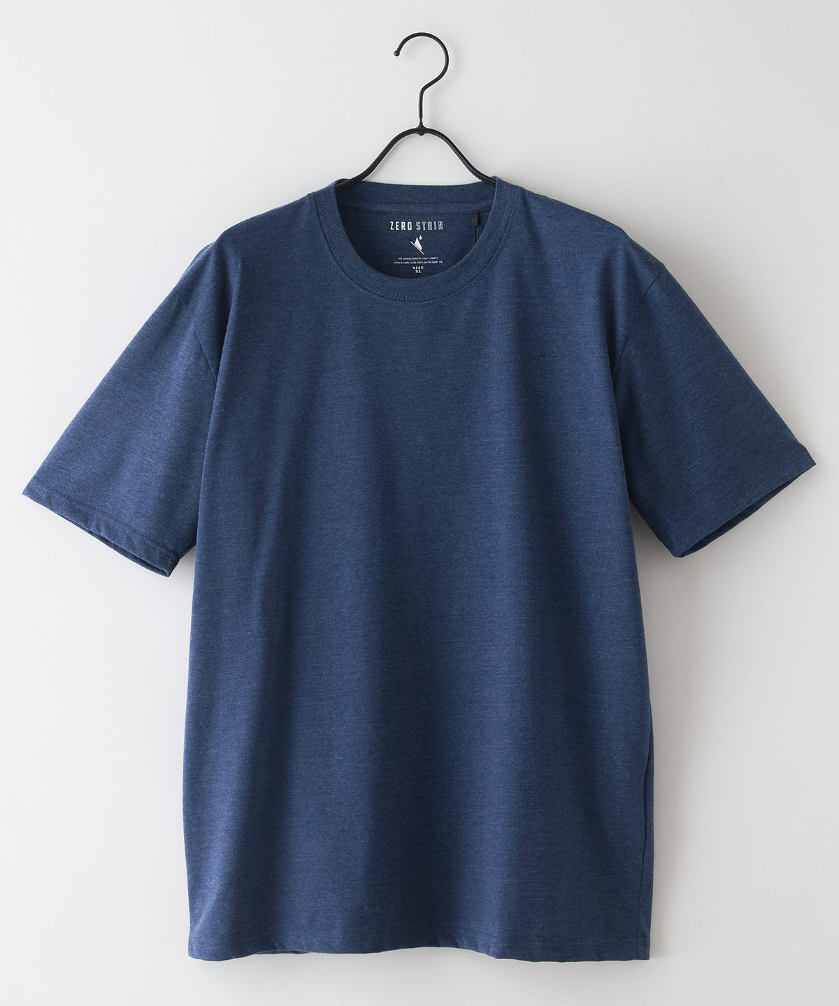 ZEROSTAIN クルーネック Tシャツ 防汚 UVカット 汗染みの目立ちにくいT