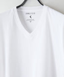 ZEROSTAIN Vネック Tシャツ 防汚 UVカット 汗染みの目立ちにくいTシャツ