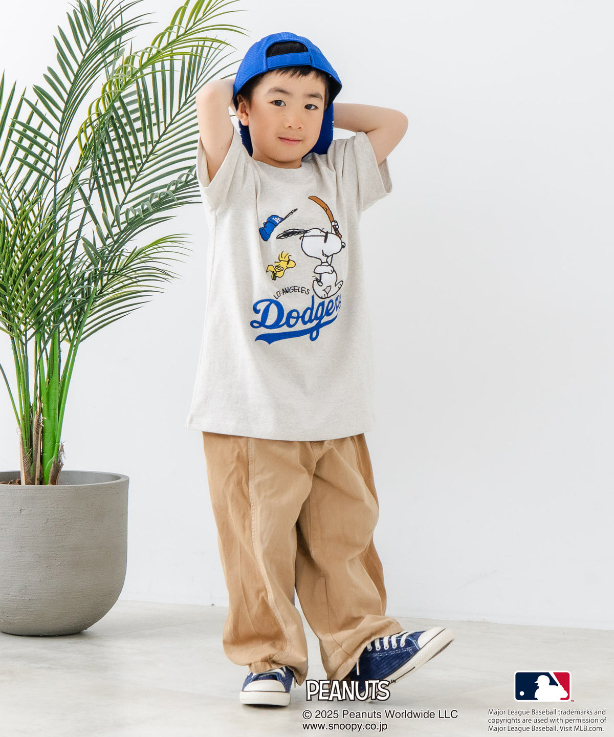 MLB ドジャース ヤンキース【PRO Standard】シェニー Tシャツ PEANUTS×MLB】オリジナルデザイン KIDS Tシャツ ヤンキース