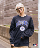 【MLB/メジャーリーグベースボール】 裏起毛 レトロロゴ クルーネックトレーナー スウェット
