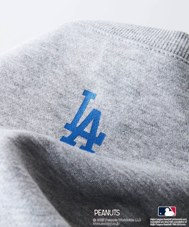 【PEANUTS×MLB】オリジナルデザイン KIDS裏起毛トレーナー キッズサイズ ヤンキース ドジャース カブス キャラクター