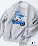 【PEANUTS×MLB】オリジナルデザイン 裏起毛トレーナー ヤンキース ドジャース カブス キャラクター