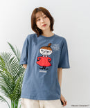 【ムーミン】 【綿100%のしっかりした生地】オリジナルデザイン キャラクター刺繍Tシャツ リトルミイ ニョロニョロ 大人カジュアル ユニセックス