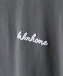 【BRKNHOME/ブロークンホーム】×【ZERO STAIN/ゼロステイン】【上品なチェーン刺繍ロゴ】コラボTシャツ 汗染み防止 ワンポイント オーバーサイズ