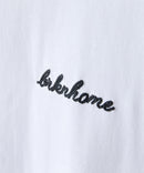 【BRKNHOME/ブロークンホーム】×【ZERO STAIN/ゼロステイン】【上品なチェーン刺繍ロゴ】コラボTシャツ 汗染み防止 ワンポイント オーバーサイズ