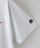 【BRKNHOME/ブロークンホーム】×【ZERO STAIN/ゼロステイン】【裾・袖ドローコードで変化】コラボTシャツ 汗染み防止 チェーン刺繍 オーバーサイズ
