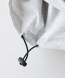 【BRKNHOME/ブロークンホーム】×【ZERO STAIN/ゼロステイン】【裾・袖ドローコードで変化】コラボTシャツ 汗染み防止 チェーン刺繍 オーバーサイズ