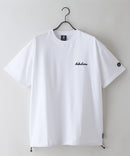 【BRKNHOME/ブロークンホーム】×【ZERO STAIN/ゼロステイン】【裾・袖ドローコードで変化】コラボTシャツ 汗染み防止 チェーン刺繍 オーバーサイズ