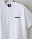 【BRKNHOME/ブロークンホーム】×【ZERO STAIN/ゼロステイン】【裾・袖ドローコードで変化】コラボTシャツ 汗染み防止 チェーン刺繍 オーバーサイズ