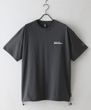 【BRKNHOME/ブロークンホーム】×【ZERO STAIN/ゼロステイン】【裾・袖ドローコードで変化】コラボTシャツ 汗染み防止 チェーン刺繍 オーバーサイズ