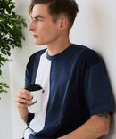 【ZERO STAIN/ゼロステイン】汗染みの目立ちにくいTシャツ ZEROSTAIN 切り替えデザインTシャツ 防汚 UVカット ❘ジーンズメイト公式オンラインショップ