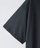 【SAVIER/サビアー】×【ZERO STAIN/ゼロステイン】【NYロゴ立体刺繍】コラボ ハーフジップ Tシャツ オーバーサイズ 汗染み防止 ストリート・スケーター