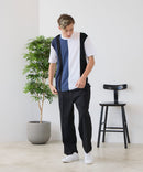 【ZERO STAIN/ゼロステイン】汗染みの目立ちにくいTシャツ ZEROSTAIN 切り替えデザインTシャツ 防汚 UVカット ❘ジーンズメイト公式オンラインショップ