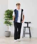 【ZERO STAIN/ゼロステイン】汗染みの目立ちにくいTシャツ ZEROSTAIN 切り替えデザインTシャツ 防汚 UVカット ❘ジーンズメイト公式オンラインショップ