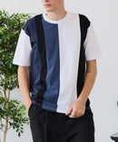 【ZERO STAIN/ゼロステイン】汗染みの目立ちにくいTシャツ ZEROSTAIN 切り替えデザインTシャツ 防汚 UVカット ❘ジーンズメイト公式オンラインショップ