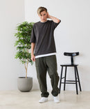 【汗染みの目立ちにくいTシャツ ZEROSTAIN/ゼロステイン】フェイクレイヤード ビッグシルエット キーネック クルーネック Tシャツ 防汚 ＵＶカット ❘ジーンズメイト公式オンラインショップ