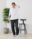 【汗染みの目立ちにくいTシャツ ZEROSTAIN/ゼロステイン】フェイクレイヤード ビッグシルエット キーネック クルーネック Tシャツ 防汚 ＵＶカット ❘ジーンズメイト公式オンラインショップ