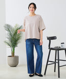 【C-FORT POINT/フォートポイント】異素材切り替えデザインブラウス プルオーバー きれいめ オフィス 通勤 学校行事 ママコーデ ❘ジーンズメイト公式オンラインショップ