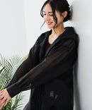 【C-FORT POINT/フォートポイント】シアー素材 フードシャツ ❘ジーンズメイト公式オンラインショップ