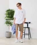 【ZERO STAIN/ゼロステイン】汗染みの目立ちにくいTシャツ ZEROSTAIN アニマルワンポイント刺繍オーバーサイズTシャツ 防汚 UVカット ❘ジーンズメイト公式オンラインショップ