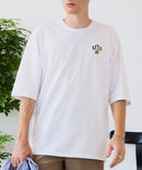 【ZERO STAIN/ゼロステイン】汗染みの目立ちにくいTシャツ ZEROSTAIN アニマルワンポイント刺繍オーバーサイズTシャツ 防汚 UVカット ❘ジーンズメイト公式オンラインショップ