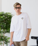 【ZERO STAIN/ゼロステイン】汗染みの目立ちにくいTシャツ ZEROSTAIN アニマルワンポイント刺繍オーバーサイズTシャツ 防汚 UVカット ❘ジーンズメイト公式オンラインショップ