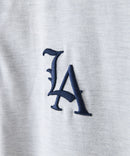 【SAVIER/サビアー】×【ZERO STAIN/ゼロステイン】【LAロゴ立体刺繍】コラボ ハーフジップ Tシャツ オーバーサイズ 汗染み防止 ストリート・スケーター