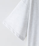 【SAVIER/サビアー】×【ZERO STAIN/ゼロステイン】【LAロゴ立体刺繍】コラボ ハーフジップ Tシャツ オーバーサイズ 汗染み防止 ストリート・スケーター