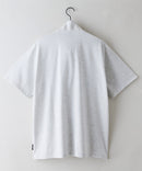 【SAVIER/サビアー】×【ZERO STAIN/ゼロステイン】【LAロゴ立体刺繍】コラボ ハーフジップ Tシャツ オーバーサイズ 汗染み防止 ストリート・スケーター