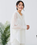 【C-FORT POINT/フォートポイント】シアー素材 フードシャツ ❘ジーンズメイト公式オンラインショップ