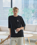 【ZERO STAIN/ゼロステイン】汗染みの目立ちにくいTシャツ ZEROSTAIN アニマルワンポイント刺繍オーバーサイズTシャツ 防汚 UVカット ❘ジーンズメイト公式オンラインショップ