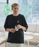 【ZERO STAIN/ゼロステイン】汗染みの目立ちにくいTシャツ ZEROSTAIN アニマルワンポイント刺繍オーバーサイズTシャツ 防汚 UVカット ❘ジーンズメイト公式オンラインショップ