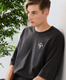 【ZERO STAIN/ゼロステイン】汗染みの目立ちにくいTシャツ ZEROSTAIN アニマルワンポイント刺繍オーバーサイズTシャツ 防汚 UVカット ❘ジーンズメイト公式オンラインショップ