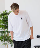 【ZERO STAIN/ゼロステイン】汗染みの目立ちにくいTシャツ ZEROSTAIN アニマルワンポイント刺繍オーバーサイズTシャツ 防汚 UVカット ❘ジーンズメイト公式オンラインショップ