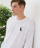 【ZERO STAIN/ゼロステイン】汗染みの目立ちにくいTシャツ ZEROSTAIN アニマルワンポイント刺繍オーバーサイズTシャツ 防汚 UVカット ❘ジーンズメイト公式オンラインショップ