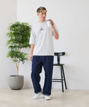 【ZERO STAIN/ゼロステイン】汗染みの目立ちにくいTシャツ ZEROSTAIN アニマルワンポイント刺繍オーバーサイズTシャツ 防汚 UVカット ❘ジーンズメイト公式オンラインショップ