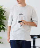 【ZERO STAIN/ゼロステイン】汗染みの目立ちにくいTシャツ ZEROSTAIN アニマルワンポイント刺繍オーバーサイズTシャツ 防汚 UVカット ❘ジーンズメイト公式オンラインショップ