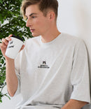 【ZERO STAIN/ゼロステイン】汗染みの目立ちにくいTシャツ ZEROSTAIN アニマルワンポイント刺繍オーバーサイズTシャツ 防汚 UVカット ❘ジーンズメイト公式オンラインショップ