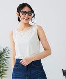 【C-FORTPOINT/フォートポイント】モチーフレースタンクトップ１ ❘ジーンズメイト公式オンラインショップ